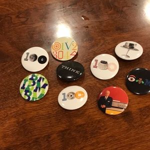 Collection of IBM 100 year pins